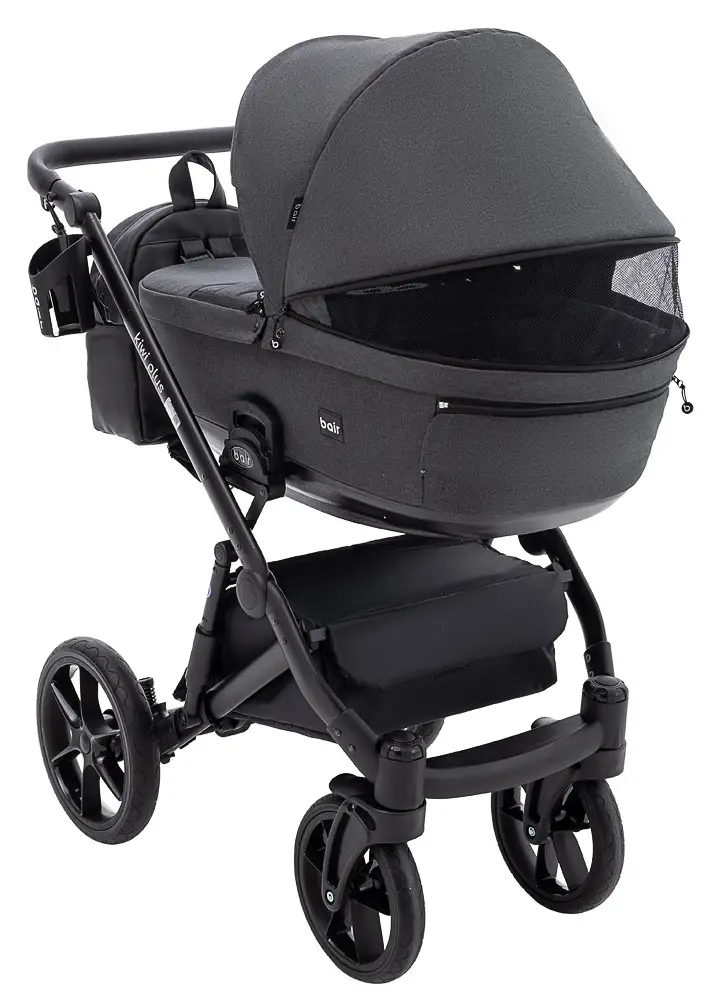 Коляска 2 в 1 Bair Kiwi Plus ECO Soft BKP-219 графит